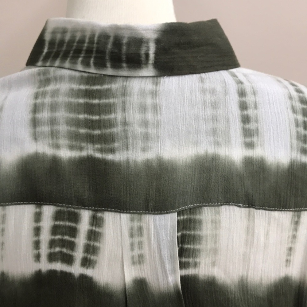 Entro Collared Button Down Collared Blouse Top Sm… - image 5